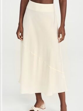 Apiece Apart Ami Slip Skirt - Cream Size 0